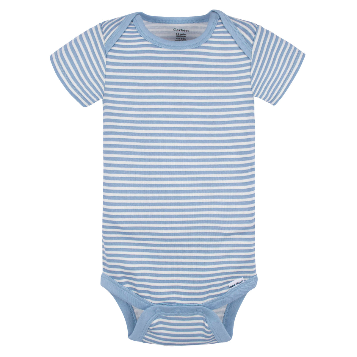 3-Pack Baby Boys Puppy Playground Short Sleeve Onesies Bodysuits, view 6
