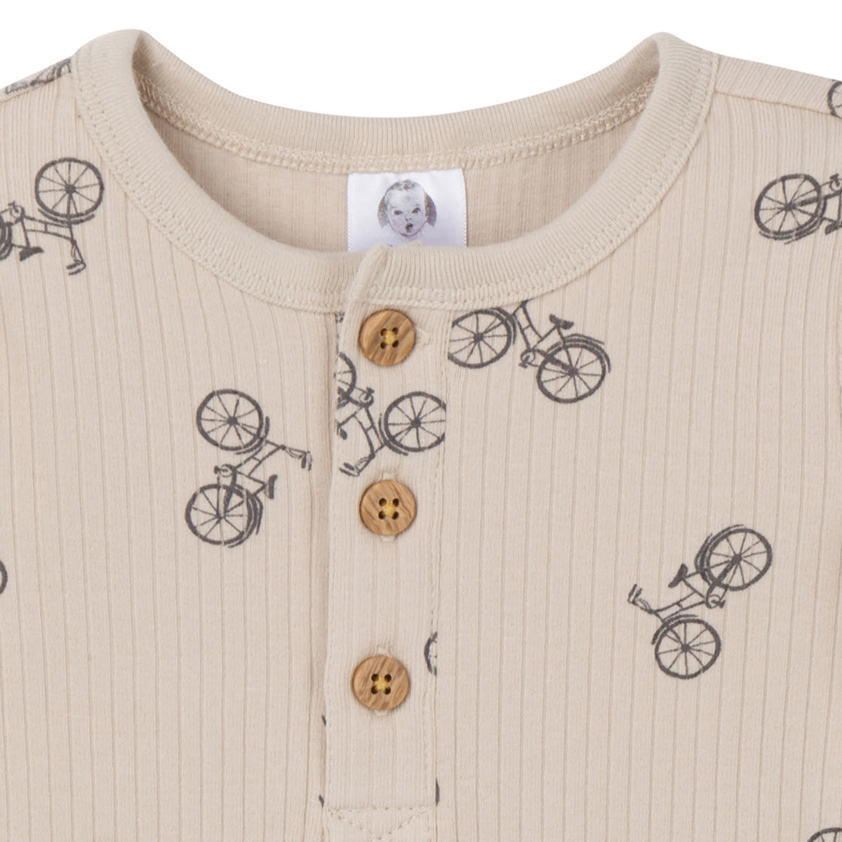 Baby Boys Bicycles Romper, view 2