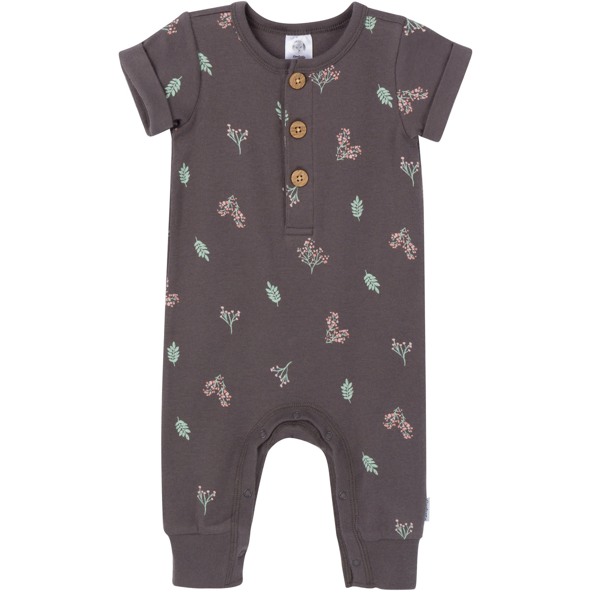 2-Pack Baby Girls Bouquets Romper, view 4