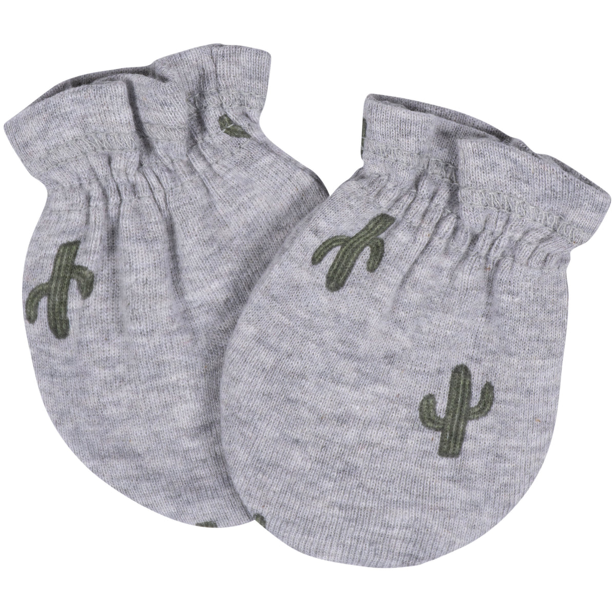 8-Piece Baby Neutral Southwest No Scratch Mittens & Caps Set, view 7