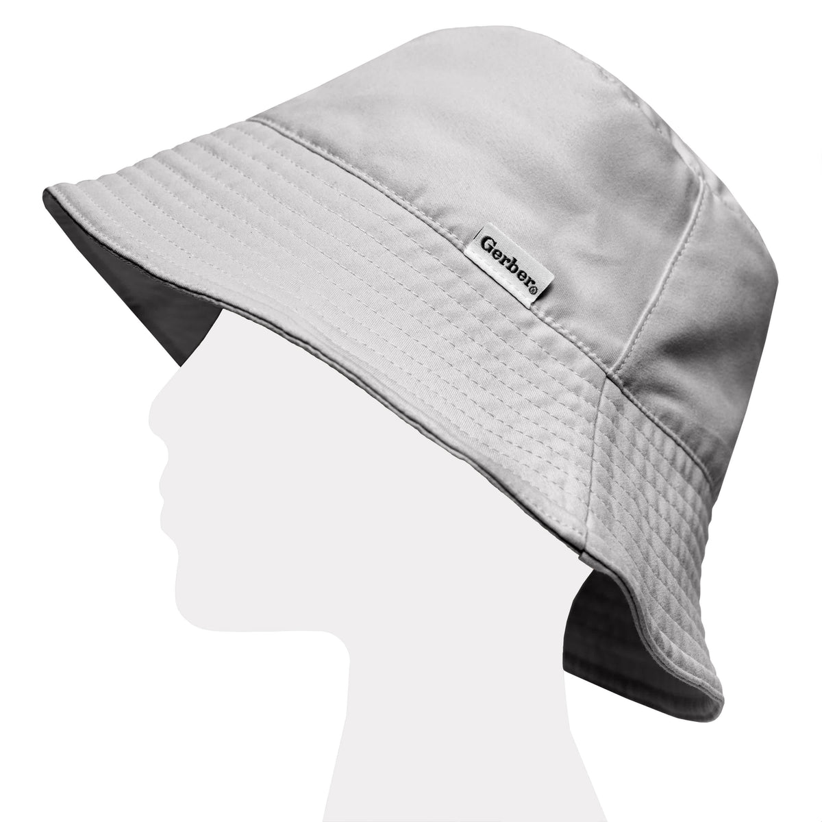 Toddler Neutral Light Grey Sun hat, view 2