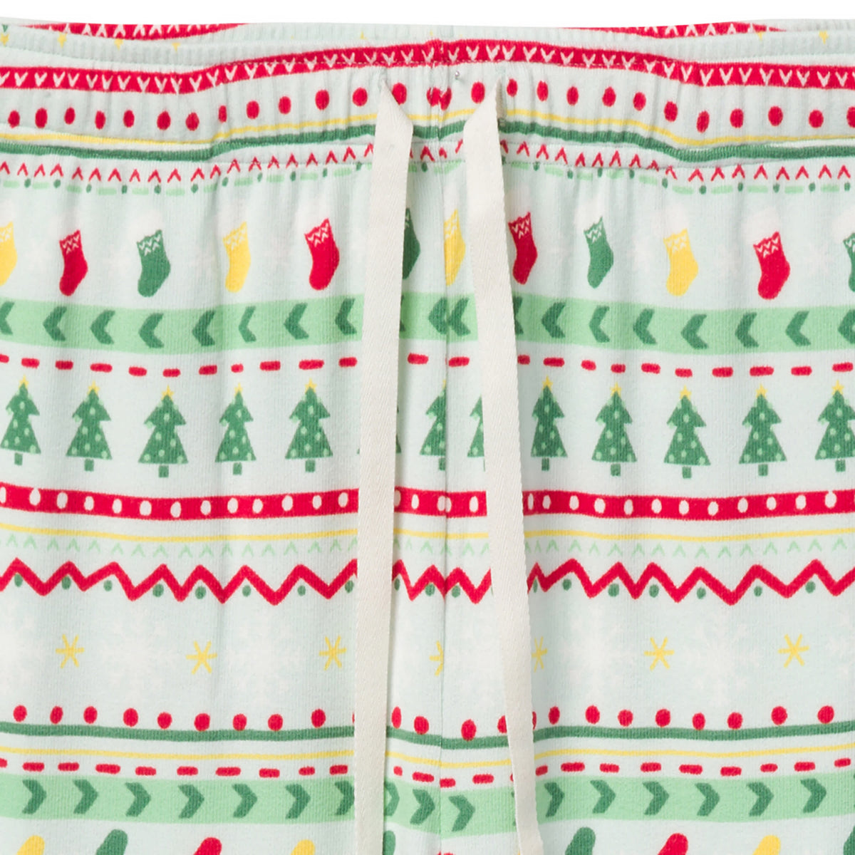 2-Piece Men's Oh What Fun FairIsle Holiday Family Pajamas, view 6