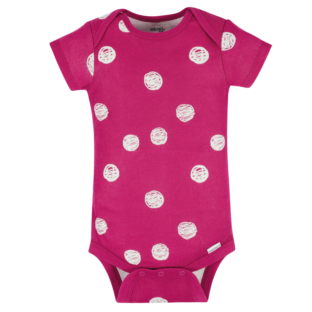 8-Pack Baby Girls Floral Fox Short Sleeve Onesies Bodysuits, view 11