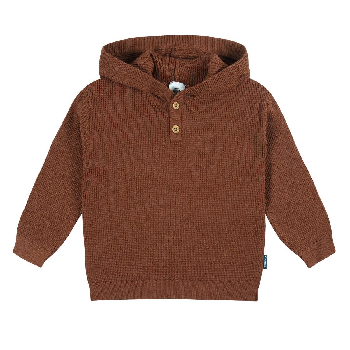2-Piece Infant and Toddler Boys Rust Sweater Knit Set, view 2