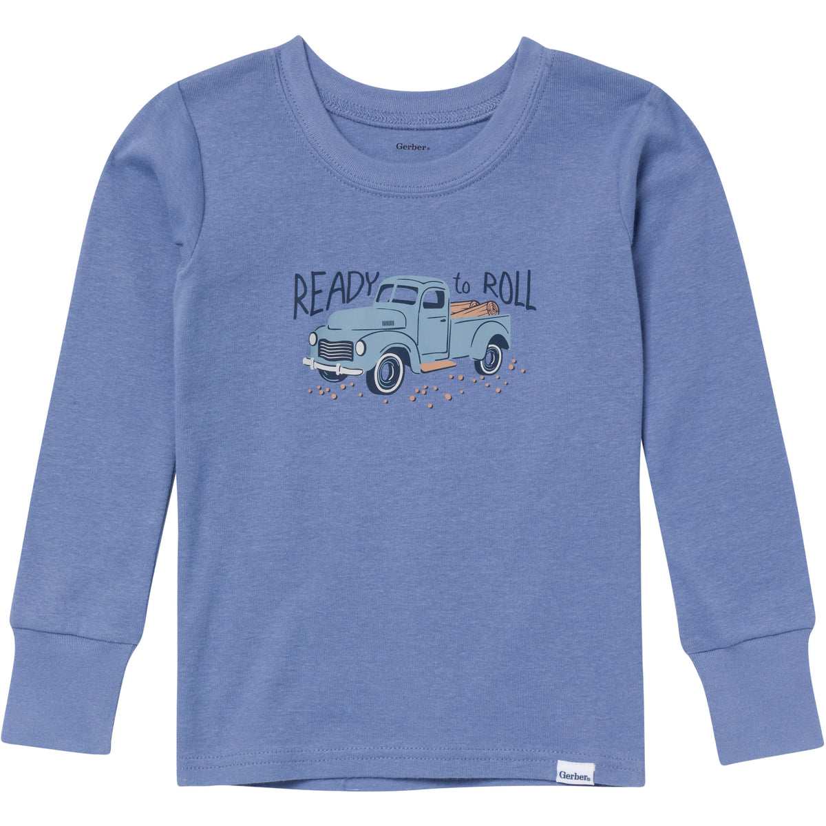 2-Piece Infant & Toddler Boys Vintage Truck Pajama Set, view 2
