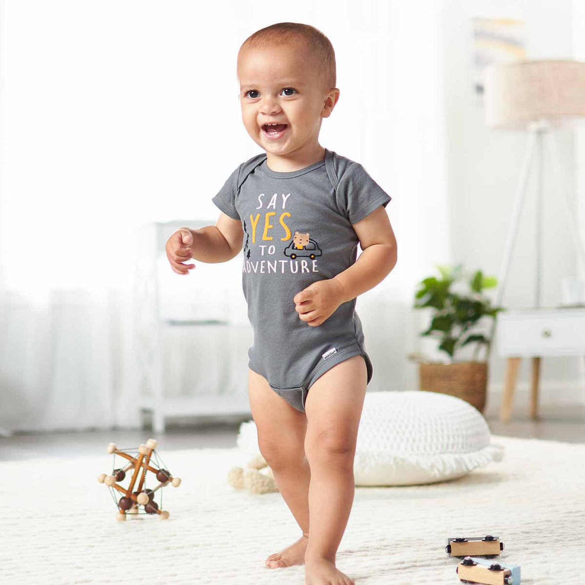 5-Pack Baby Boys Construction Short Sleeve Onesies Bodysuits, view 8