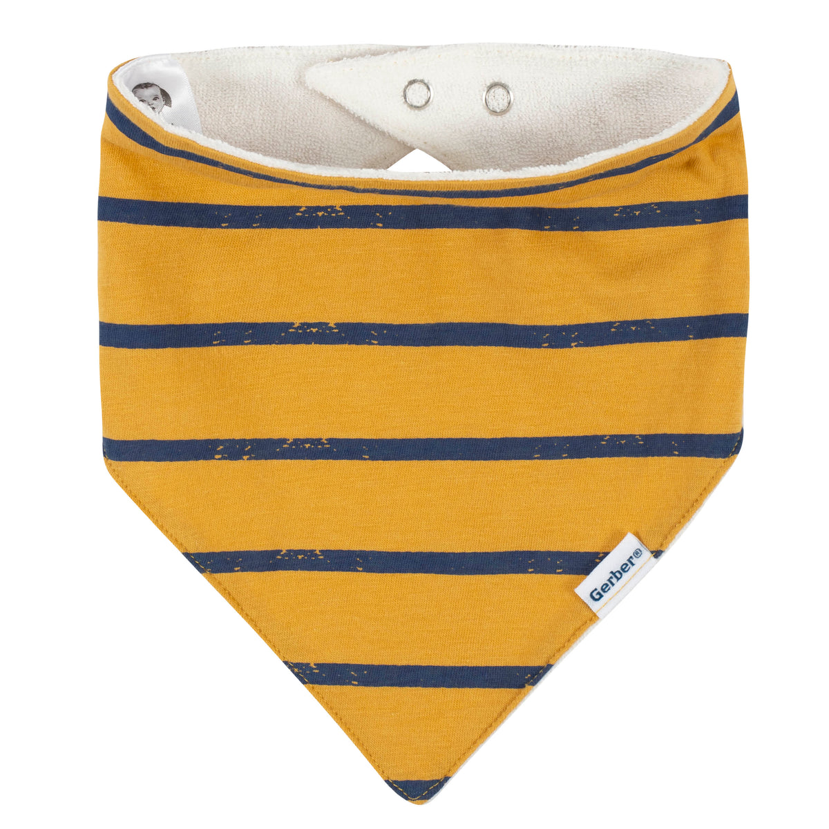 4-Pack Baby Boys Dino Bandana Bibs, view 3