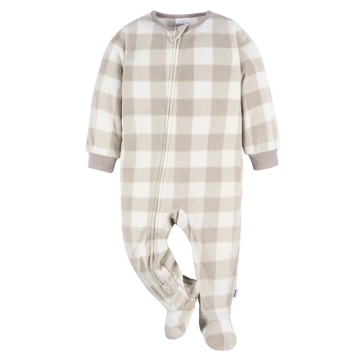2-Pack Baby & Toddler Neutral Moons Fleece Pajamas, view 5