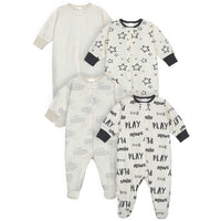 4-Pack Baby Neutral Words Sleep N' Play