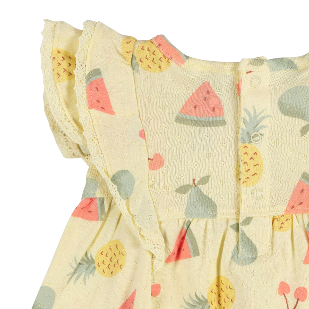2-Piece Baby Girls Fruit Dress & Diaper Cover, view 6