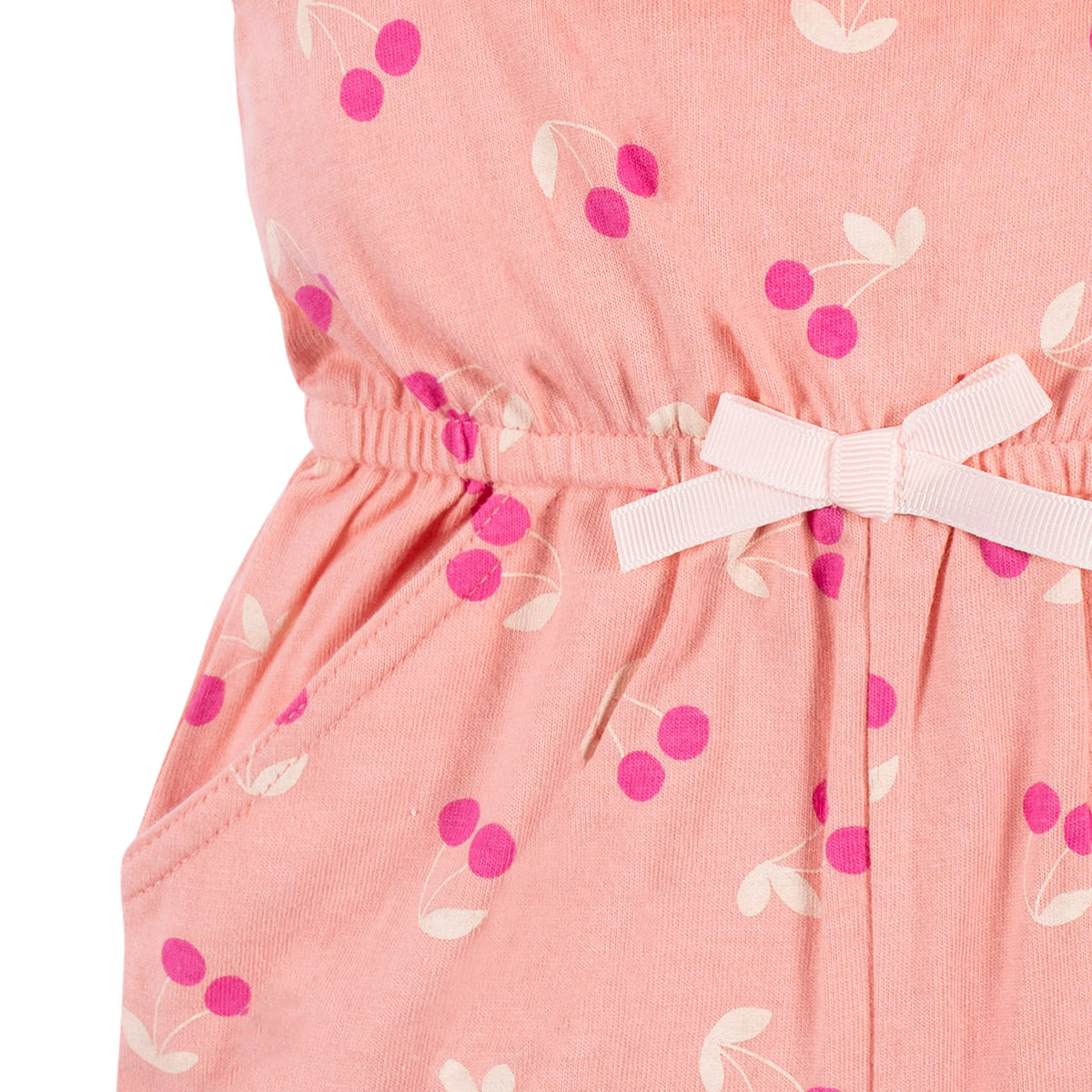 2-Pack Baby & Toddler Girls Cherry Blossom Tank Rompers, view 10