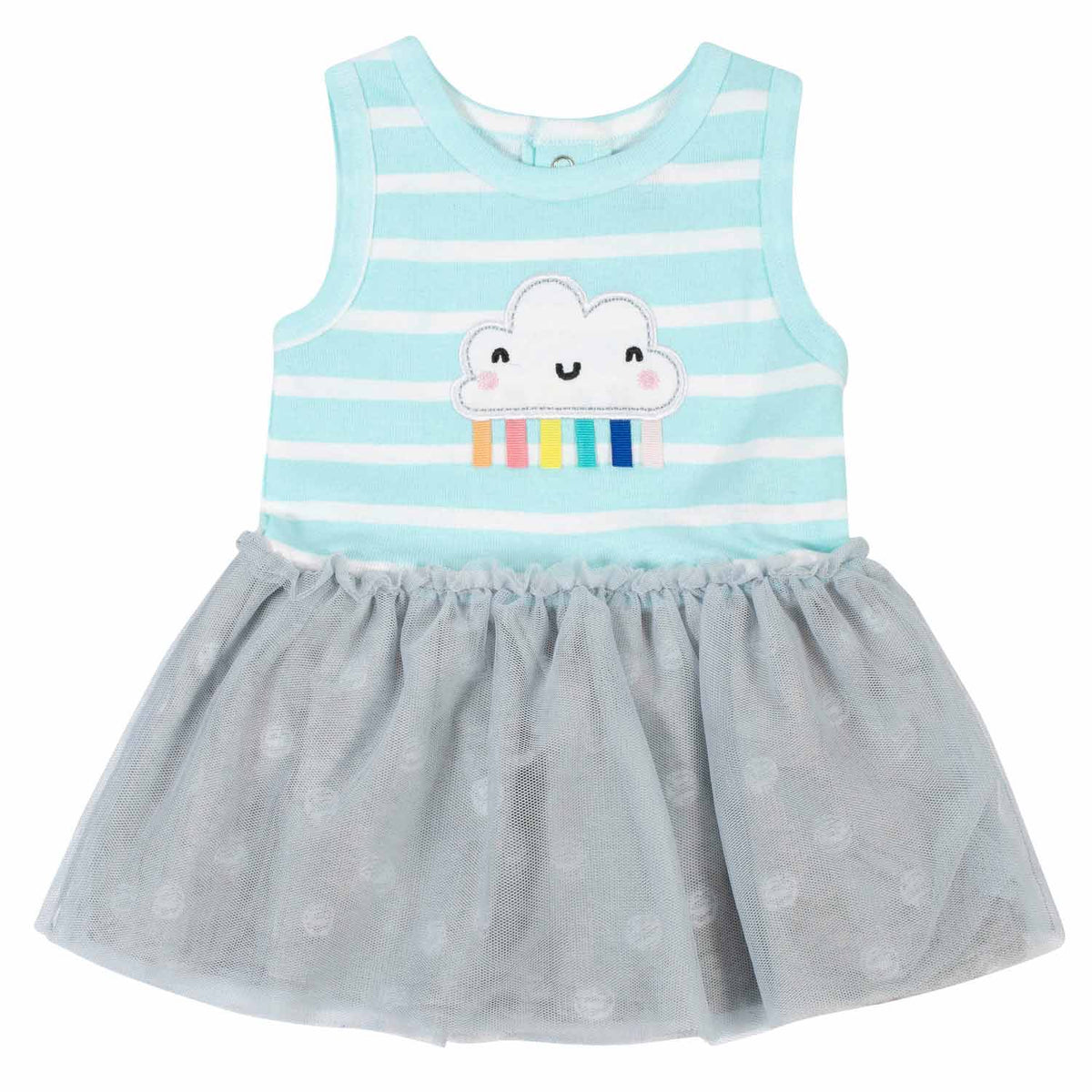 2-Piece Baby Girls Cloud Dress Set, view 2