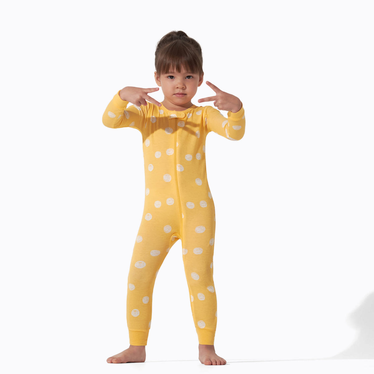 3-Pack Baby & Toddler Girls Floral Fox Snug Fit Footless Pajamas, view 4