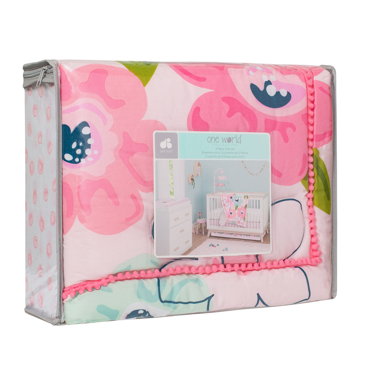 3-Piece Baby Girls Blossom Bedding Set