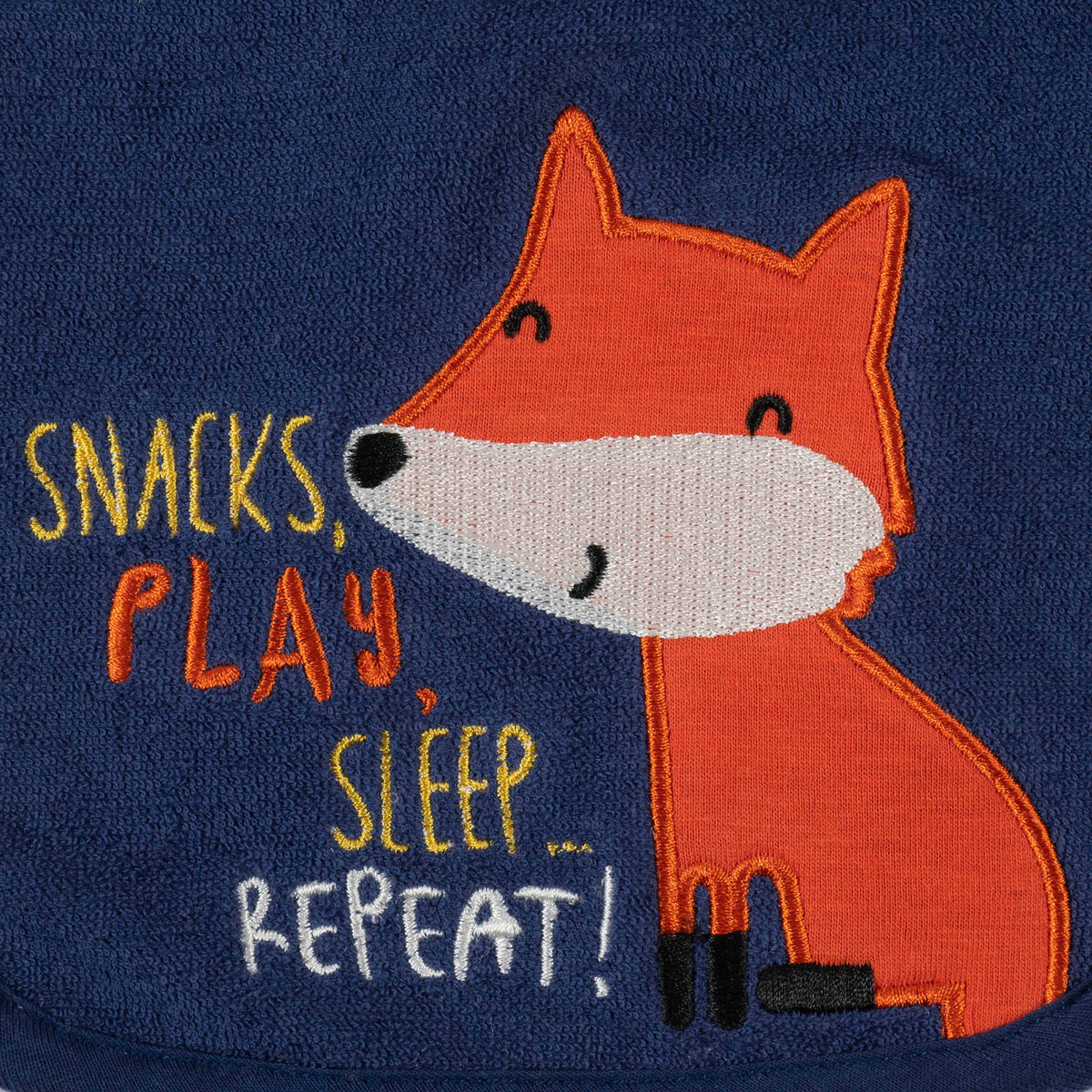 3-Pack Baby Boys Fox Bibs, view 3