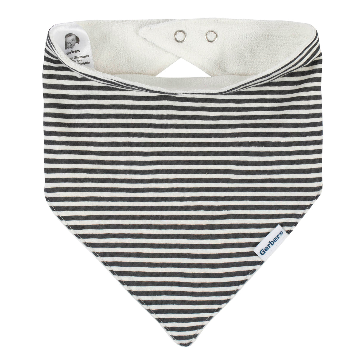 4-Pack Baby Boys Fox Bandana Bibs, view 3