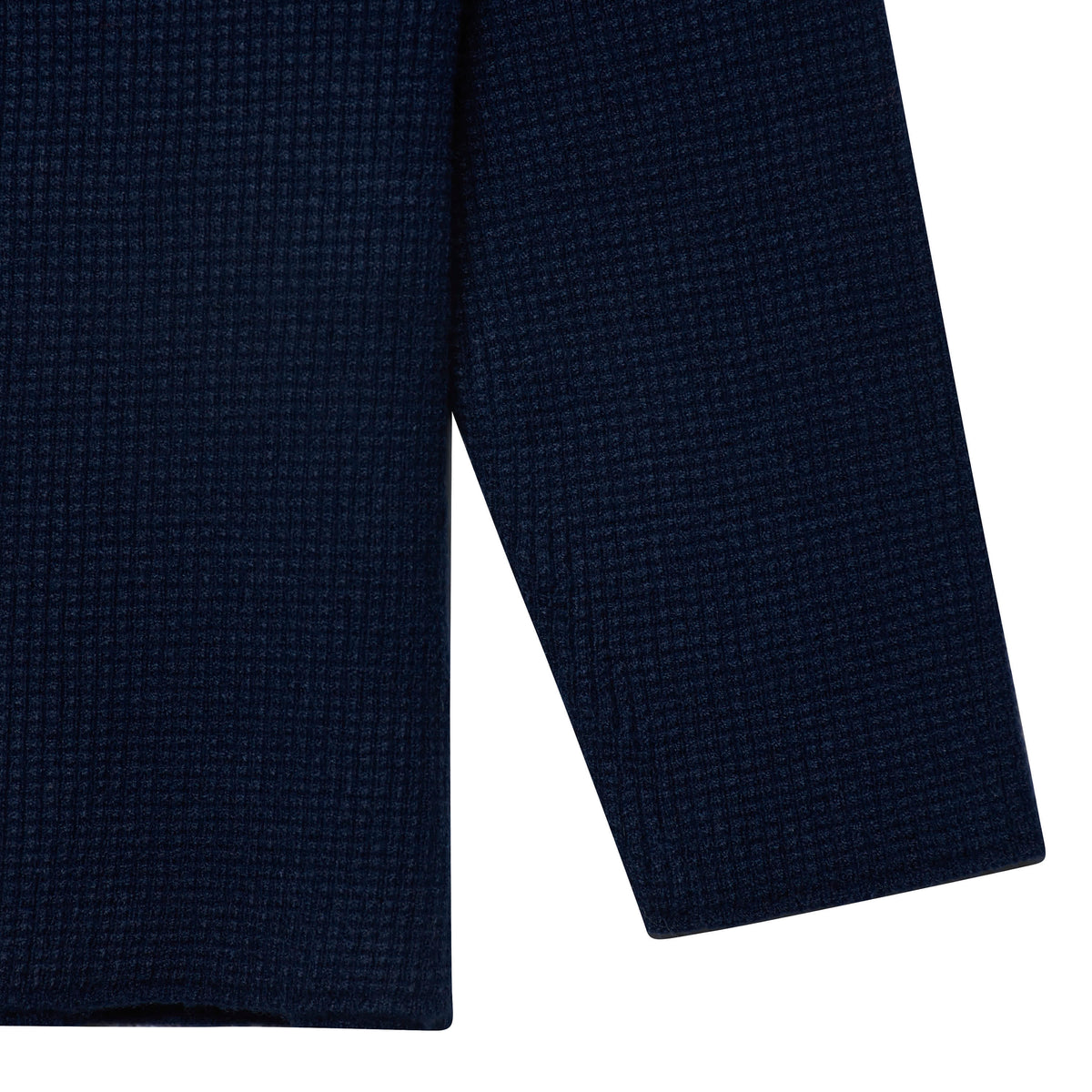 Infant & Toddler Boys Blue Henley Sweater, view 3