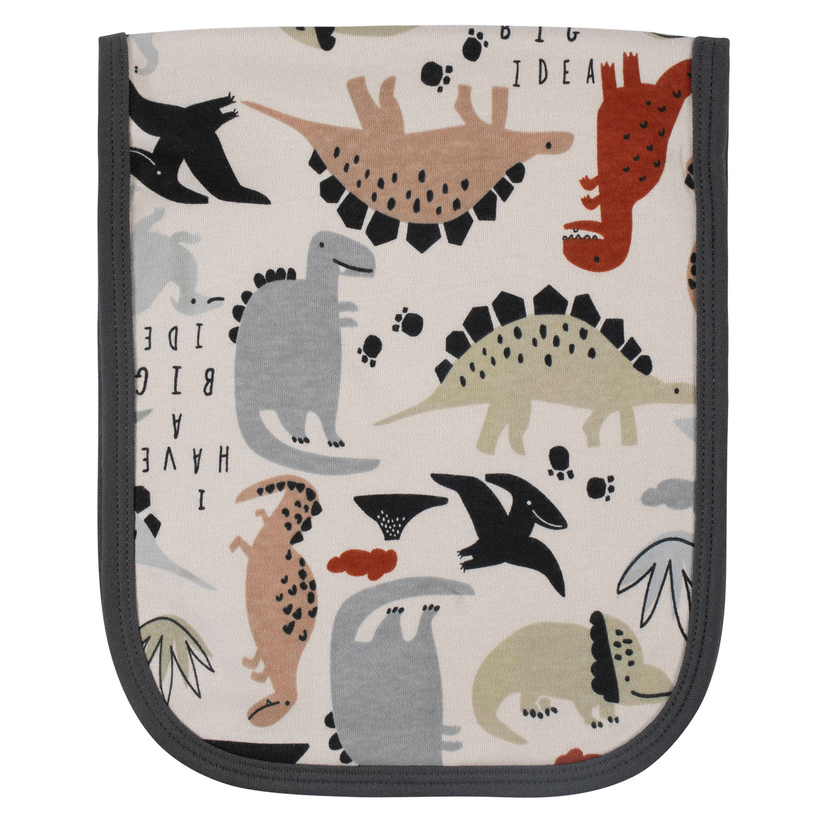 4-Pack Baby Boys Dino Terry Burp Cloths, view 2