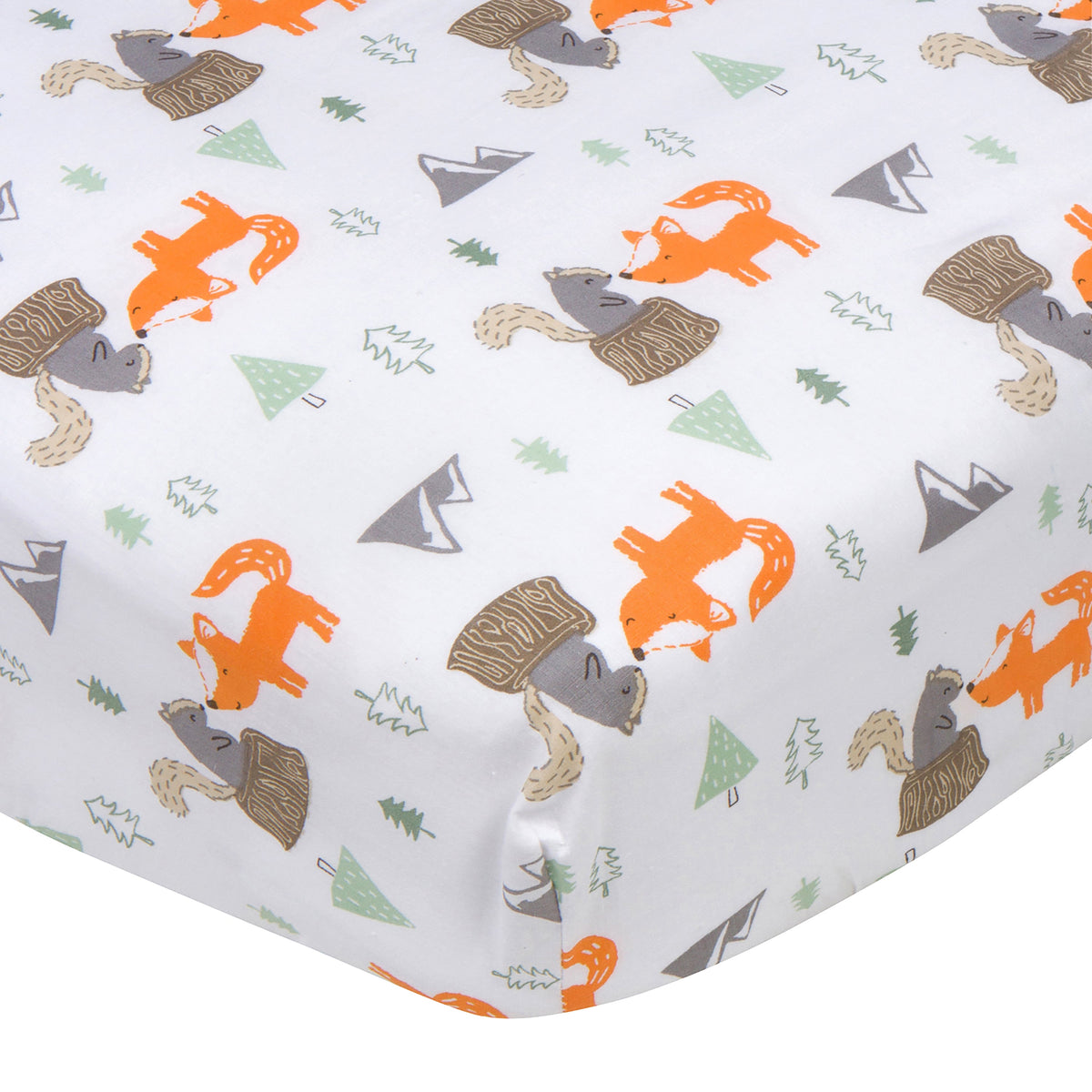Baby Boys Woodland Fitted Crib Sheet