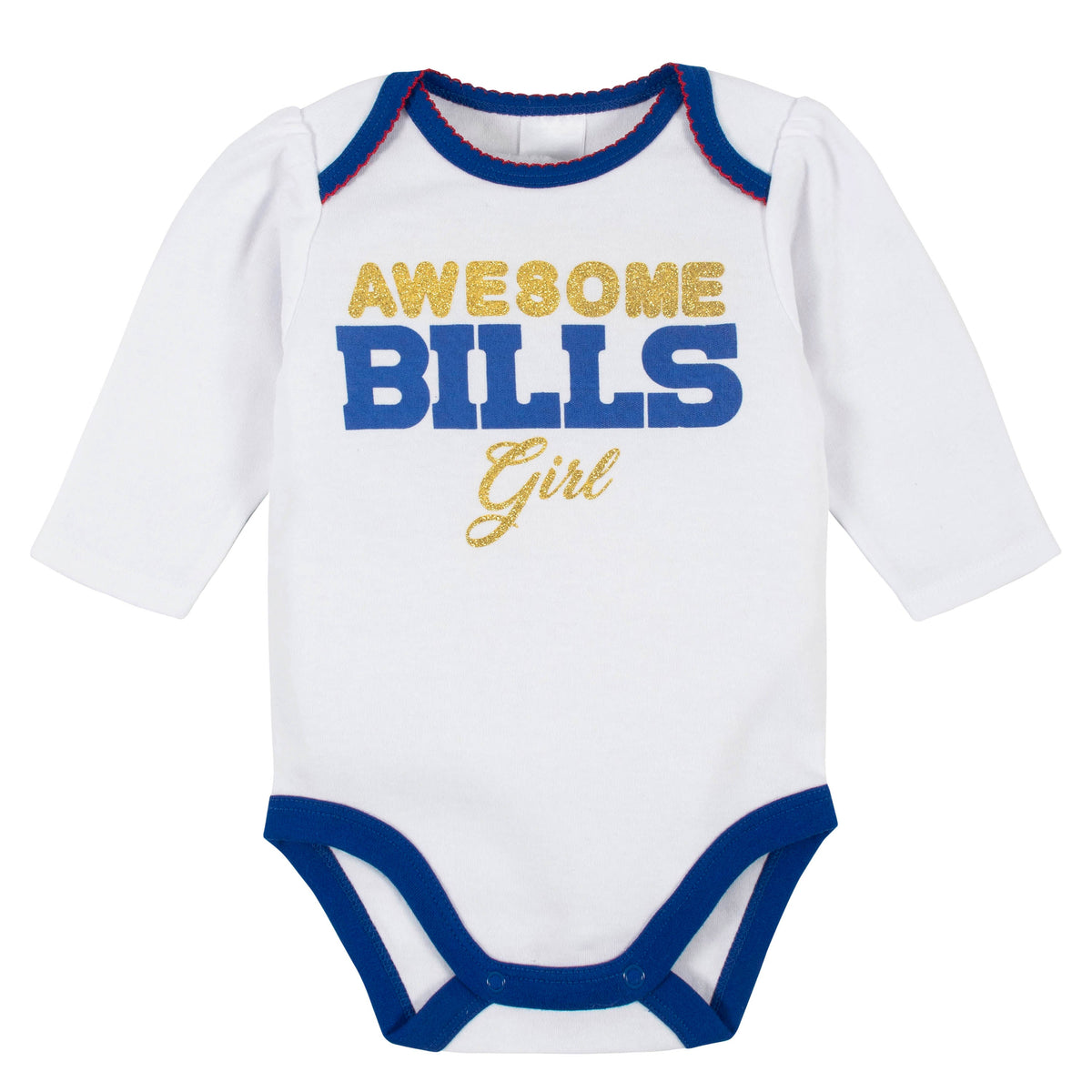 3-Piece Buffalo Bills Bodysuit, Pant, and Cap Set, view 2