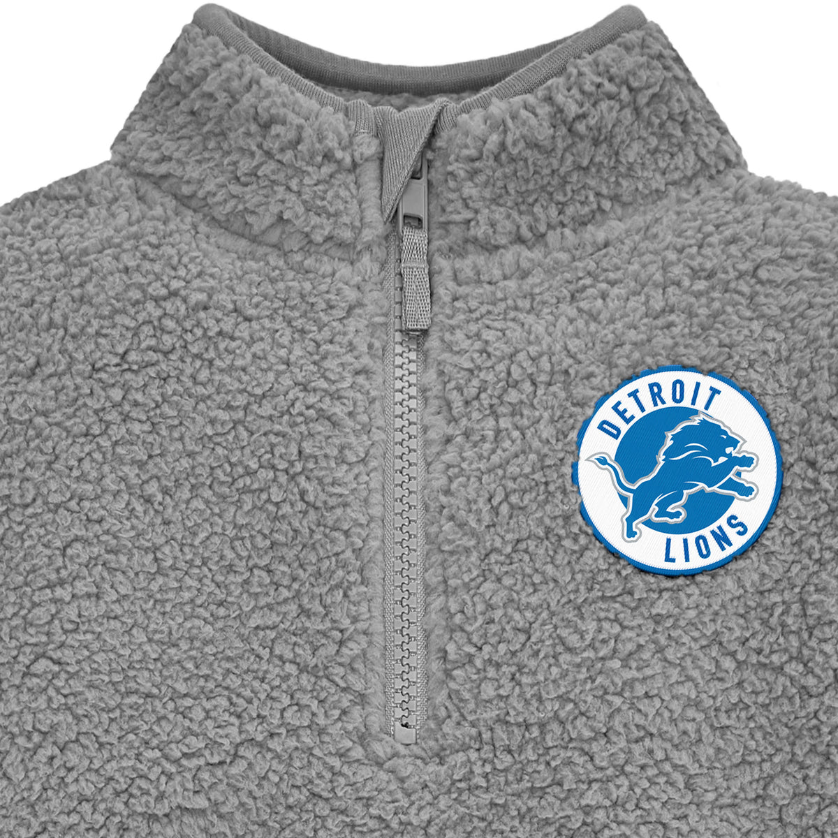 Infant & Toddler Boys Lions 1/4 Zip Sherpa Top, view 2