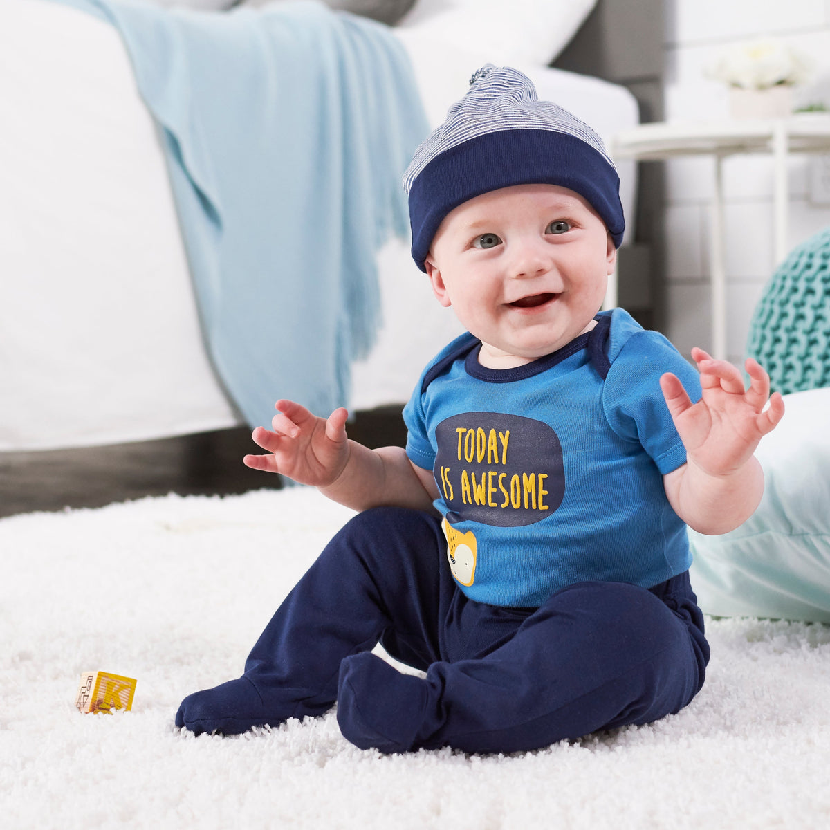 4-Piece Baby Boys Fox Take Me Home Set, view 3