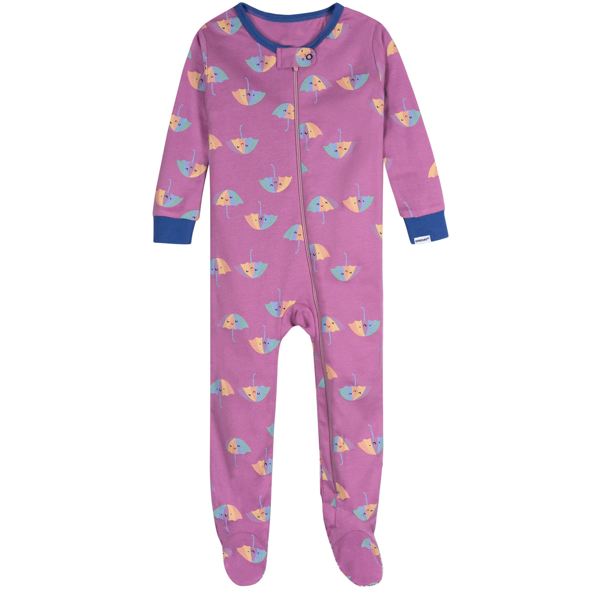 2-Pack Baby Girls Rainy Day Footed Pajamas, view 4