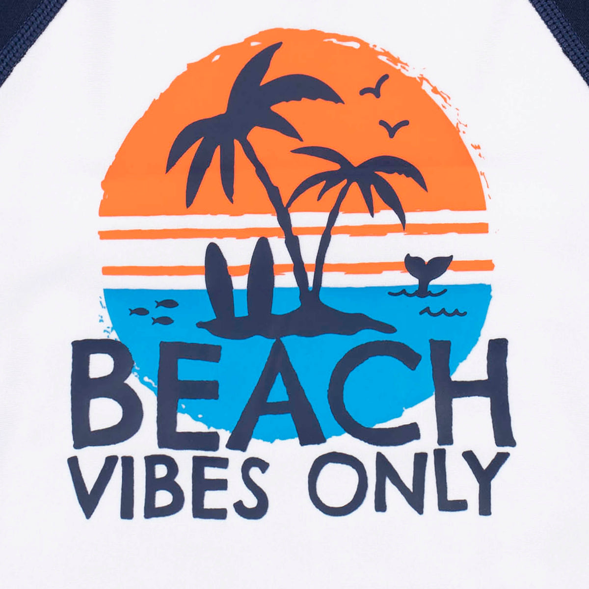 2-Piece Baby & Toddler Boys Beach Vibes Rash Guard & Swim Trunks Set, view 5