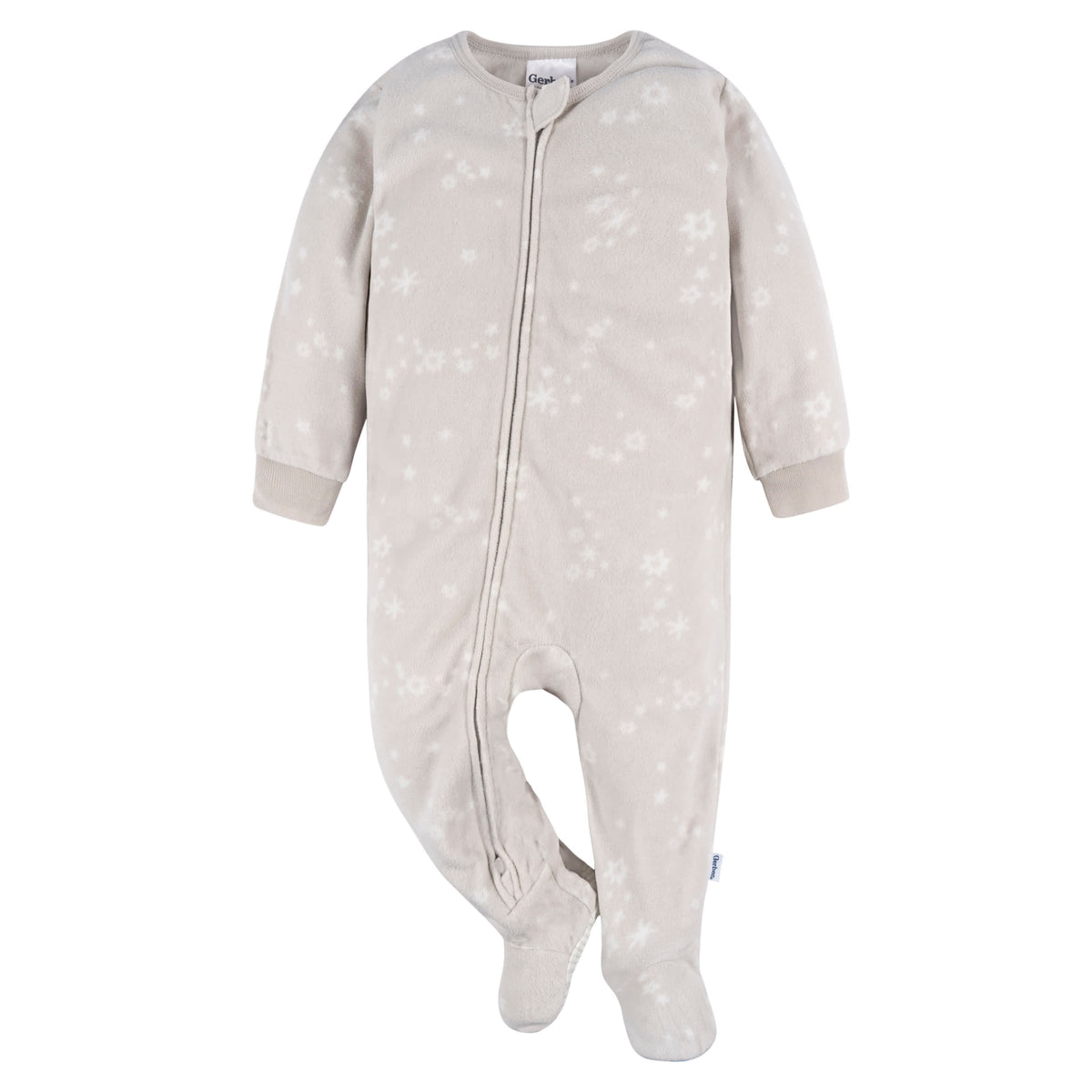 3-Pack Baby & Toddler Neutral Moons Fleece Pajamas, view 3
