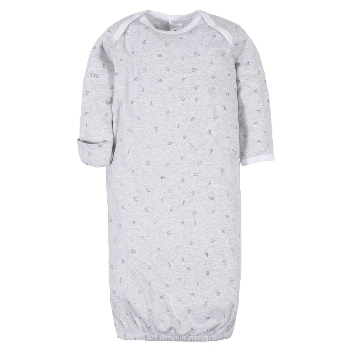 4-Pack Baby Neutral Hugs Gowns, view 5