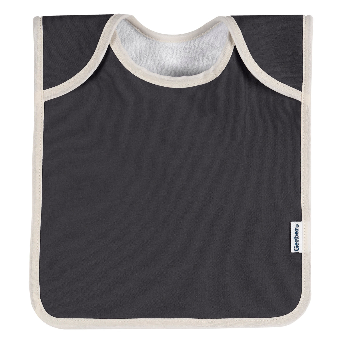 8-Pack Baby Boys Multi Blue Grey Lap Shoulder Bibs, view 6