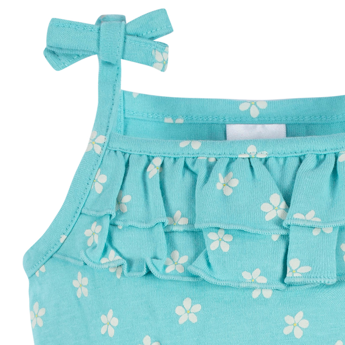 2-Pack Baby & Toddler Girls Bee Petals Tank Rompers, view 8