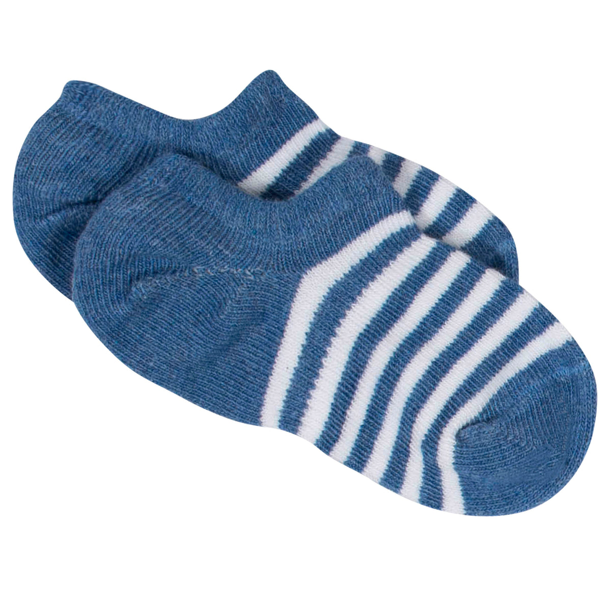 8-Pack Boys Stripes No Show Socks, view 2