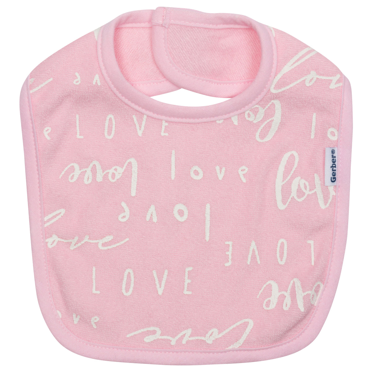 4-Pack Baby Girls Floral Dribbler Bibs, view 3
