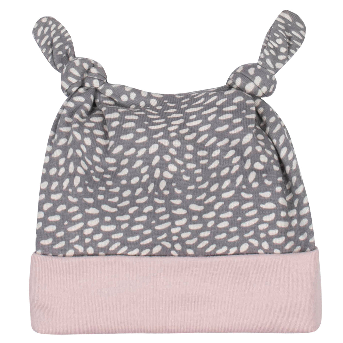 4-Piece Baby Girls Bunny Coverall and Cap Set, view 2