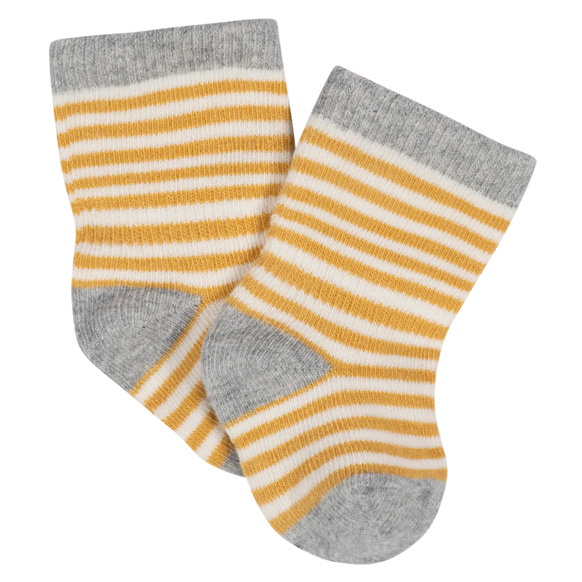 8-Pack Baby Neutral Southwest Jersey Wiggle Proof Socks, view 9
