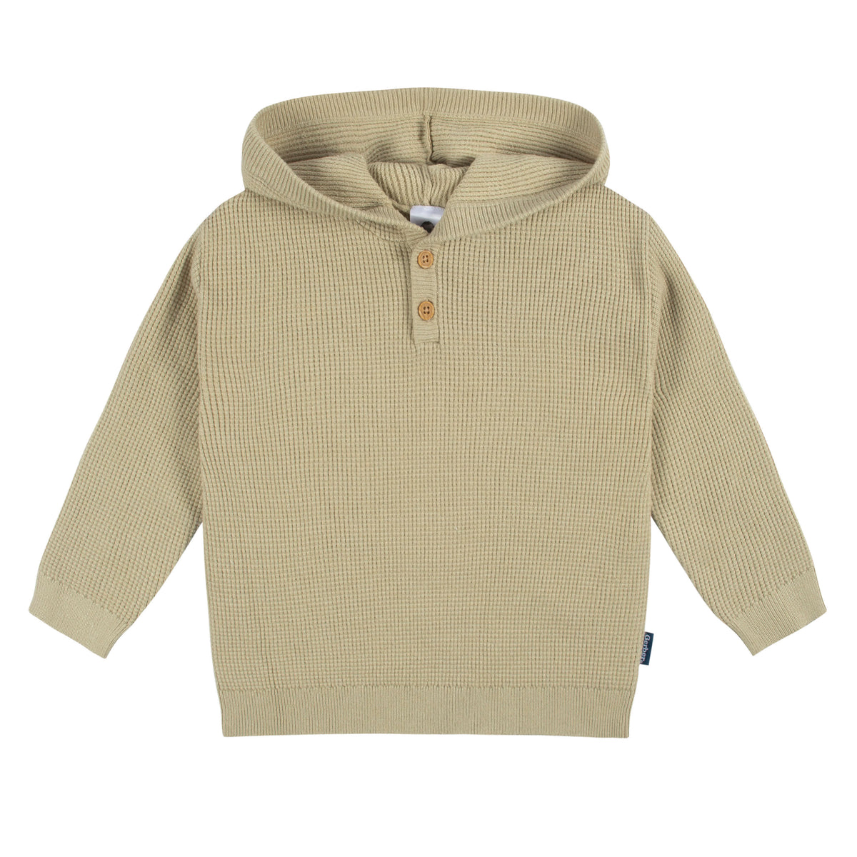 2-Piece Infant and Toddler Boys Tan Sweater Knit Set, view 2