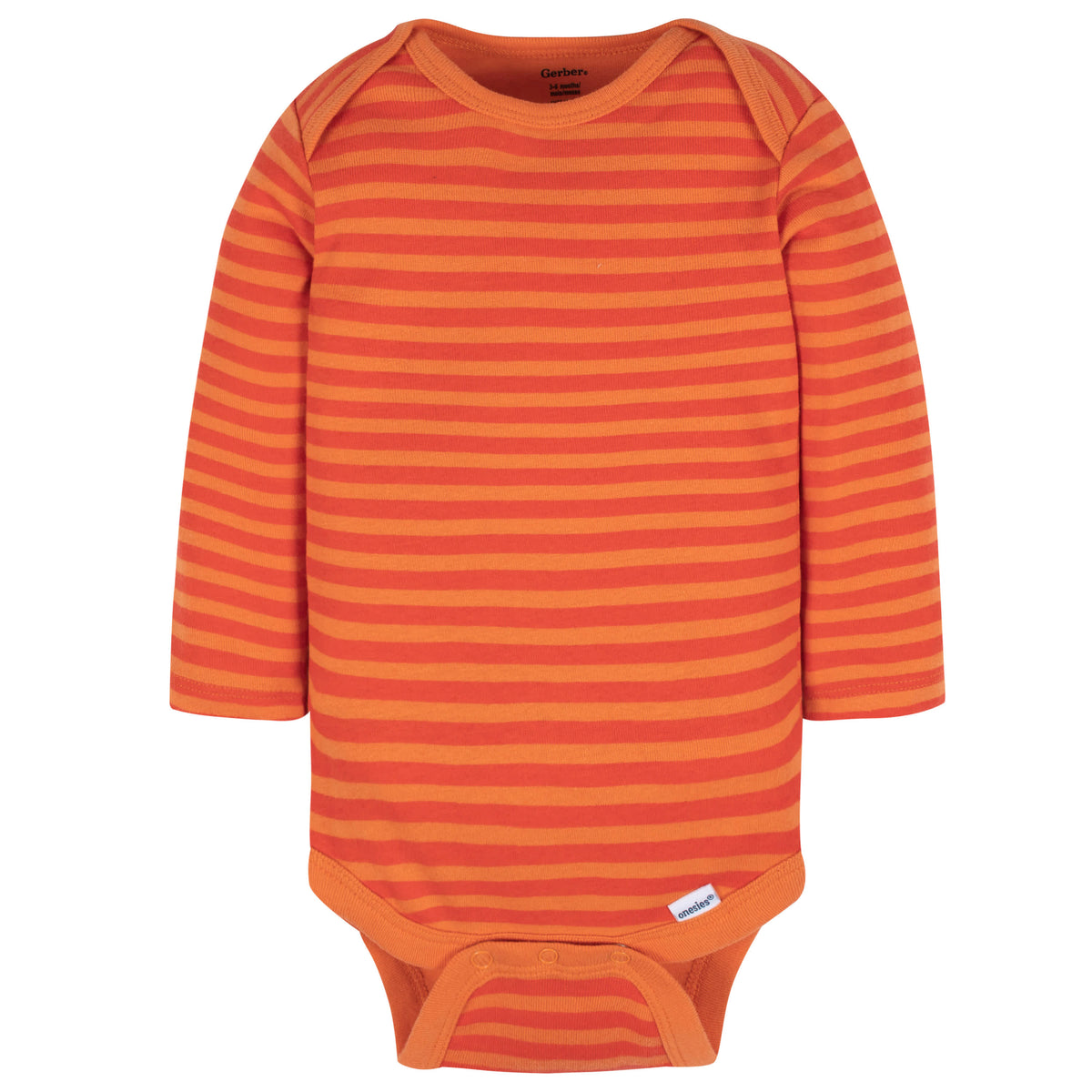 3-Pack Baby Neutral Trick Or Treat Long Sleeve Onesies Bodysuits, view 4