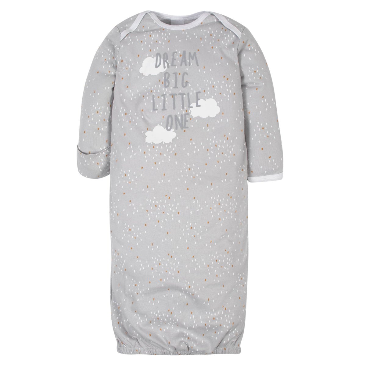 2-Pack Baby Neutral Lamb Gowns, view 2