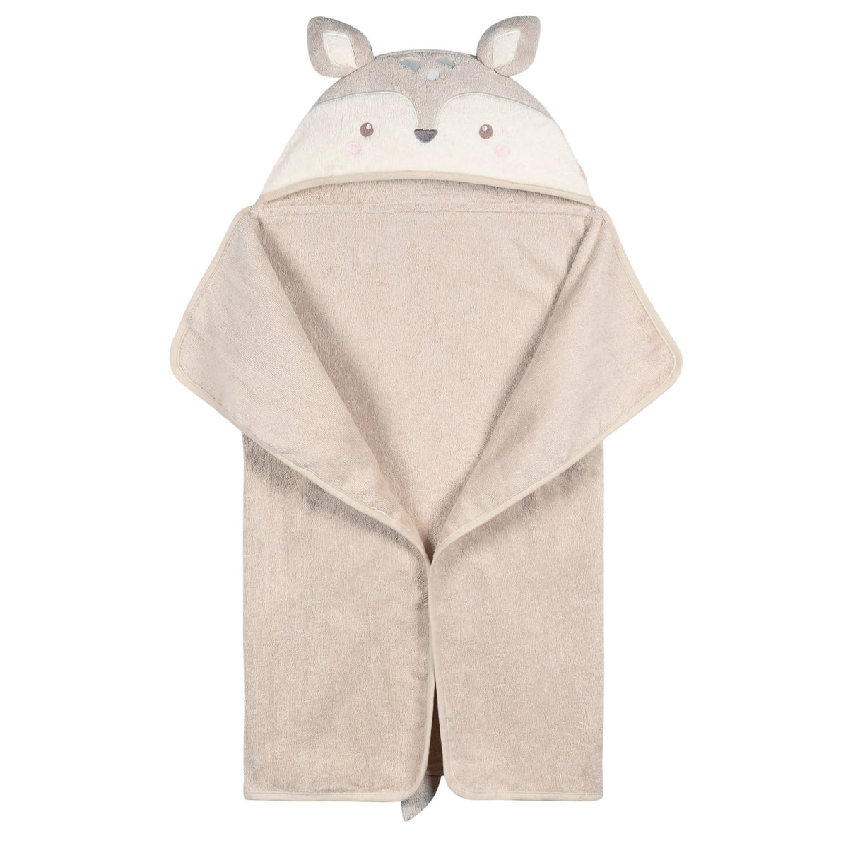 Baby Neutral Tan Baby Deer Character Towel, view 2