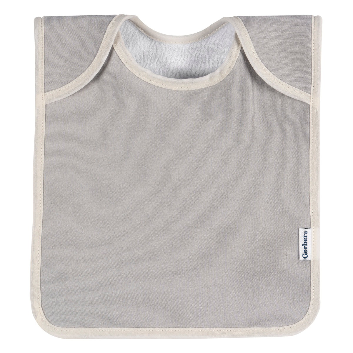8-Pack Baby Boys Multi Blue Grey Lap Shoulder Bibs, view 2
