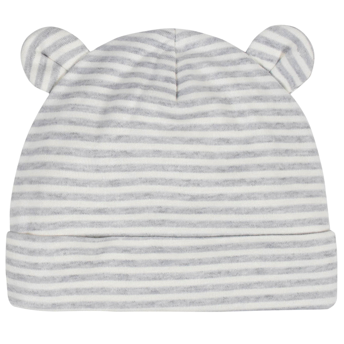 8-Piece Organic Baby Boys Wild Guy Caps & No Scratch Mittens, view 2
