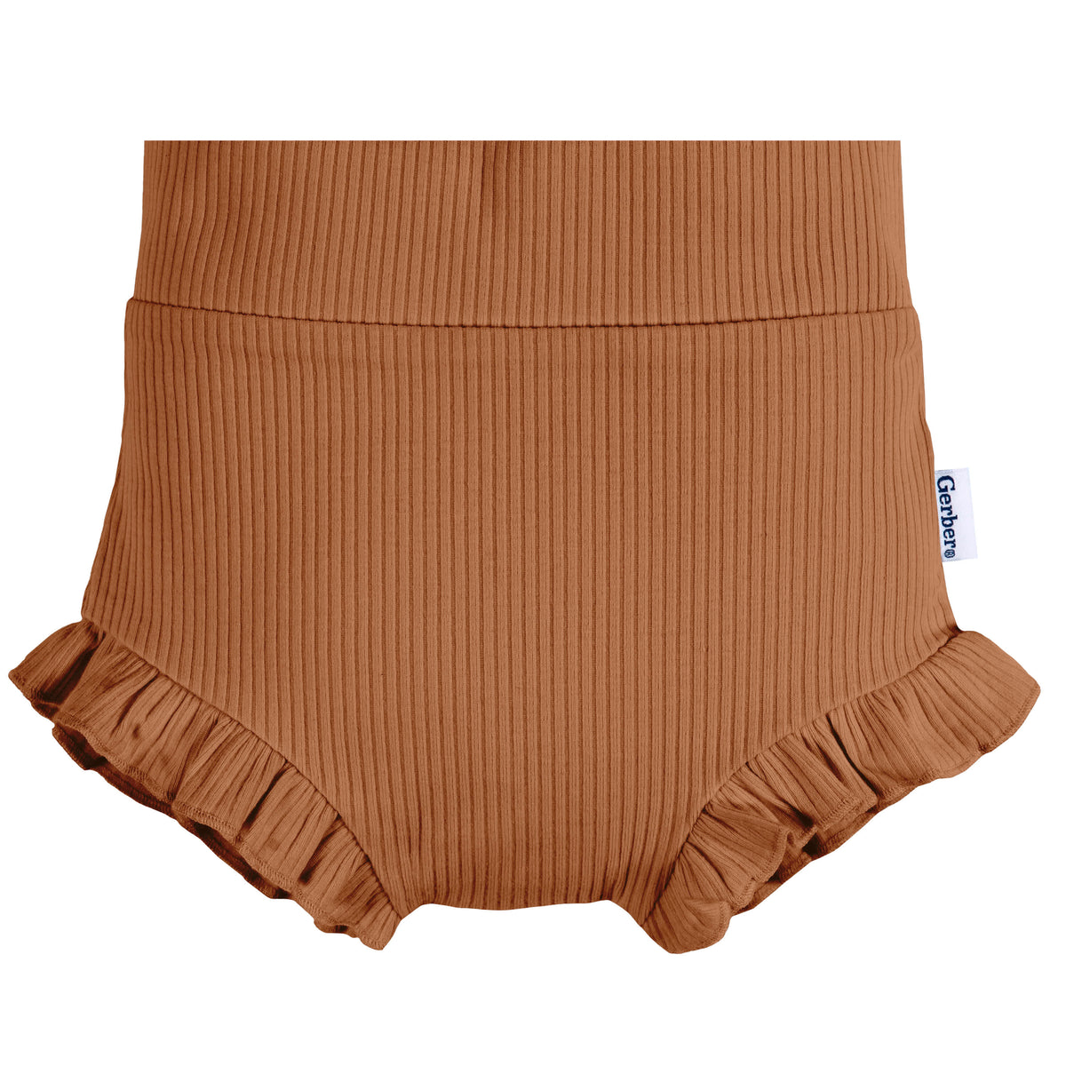 3-Pack Baby Girls Garden/Pink/Brown Bubble Short, view 2