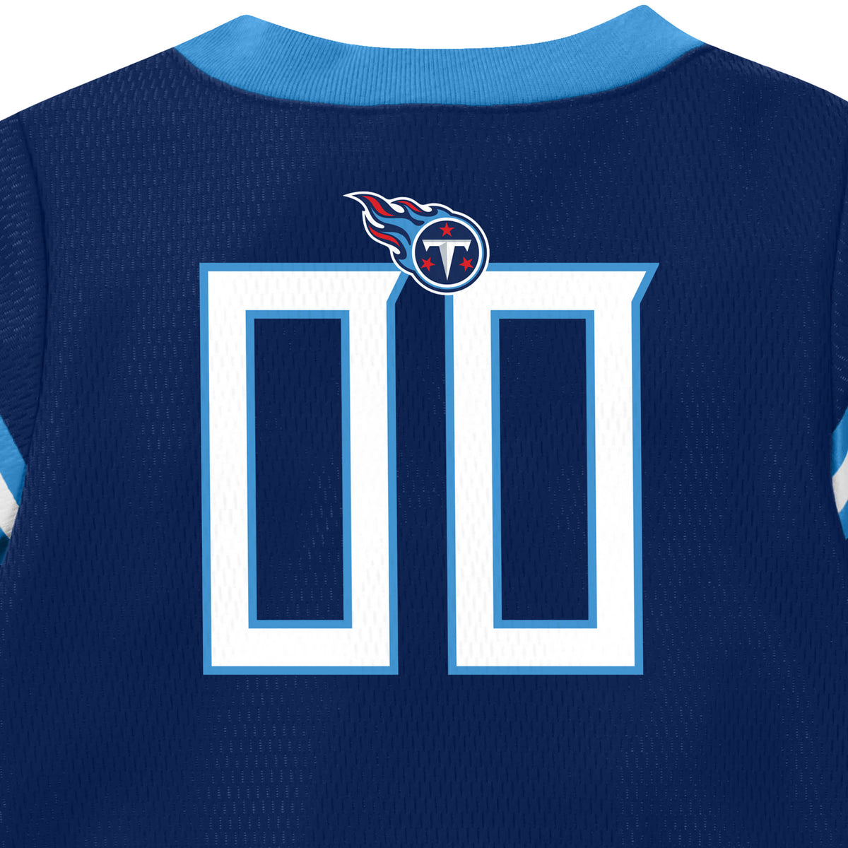 Baby Boys Titans Short Sleeve Jersey Bodysuit, view 4