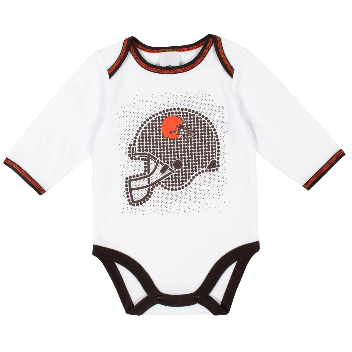 3-Piece Baby Boys Browns Bodysuit, Pant, and Cap Set, view 2