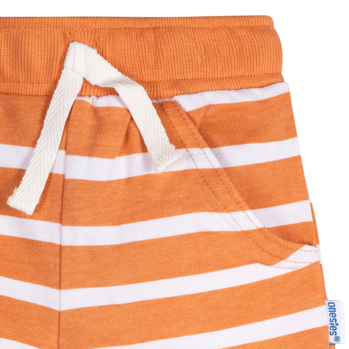 3-Pack Baby Neutral Stripes Shorts, view 5