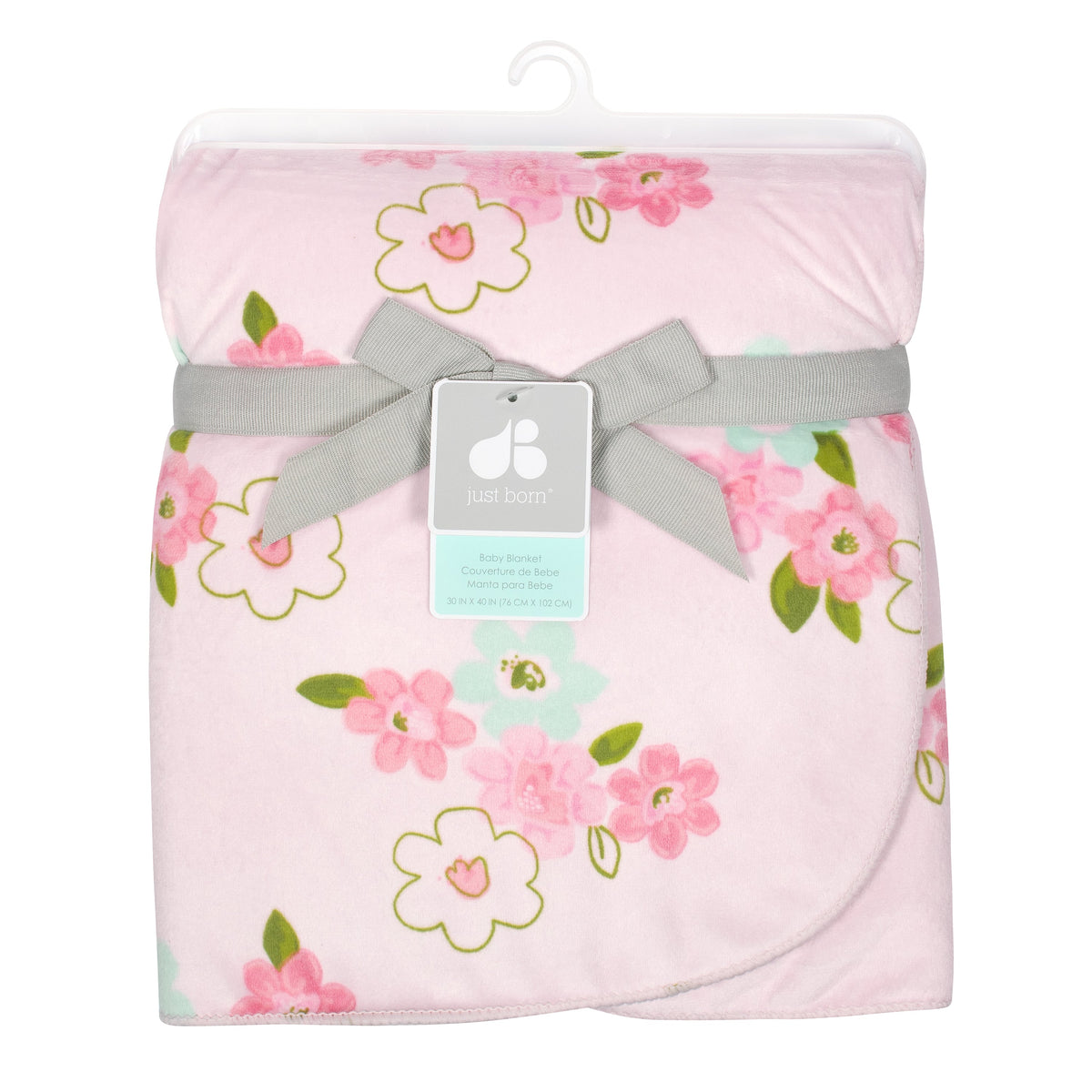 Baby Girls Blossom Plush Blanket, view 2