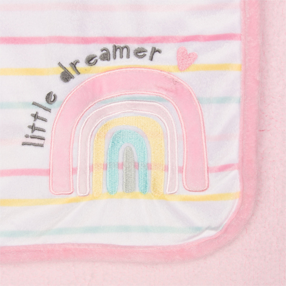 Baby Girls Rainbow Plush Blanket, view 2