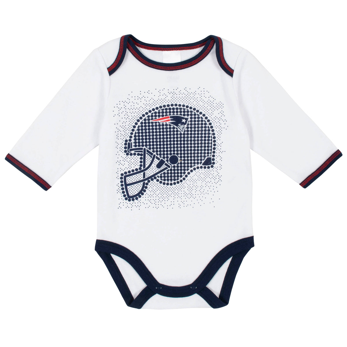 3-Piece Baby Boys Patriots Bodysuit, Pant, and Cap Set, view 2