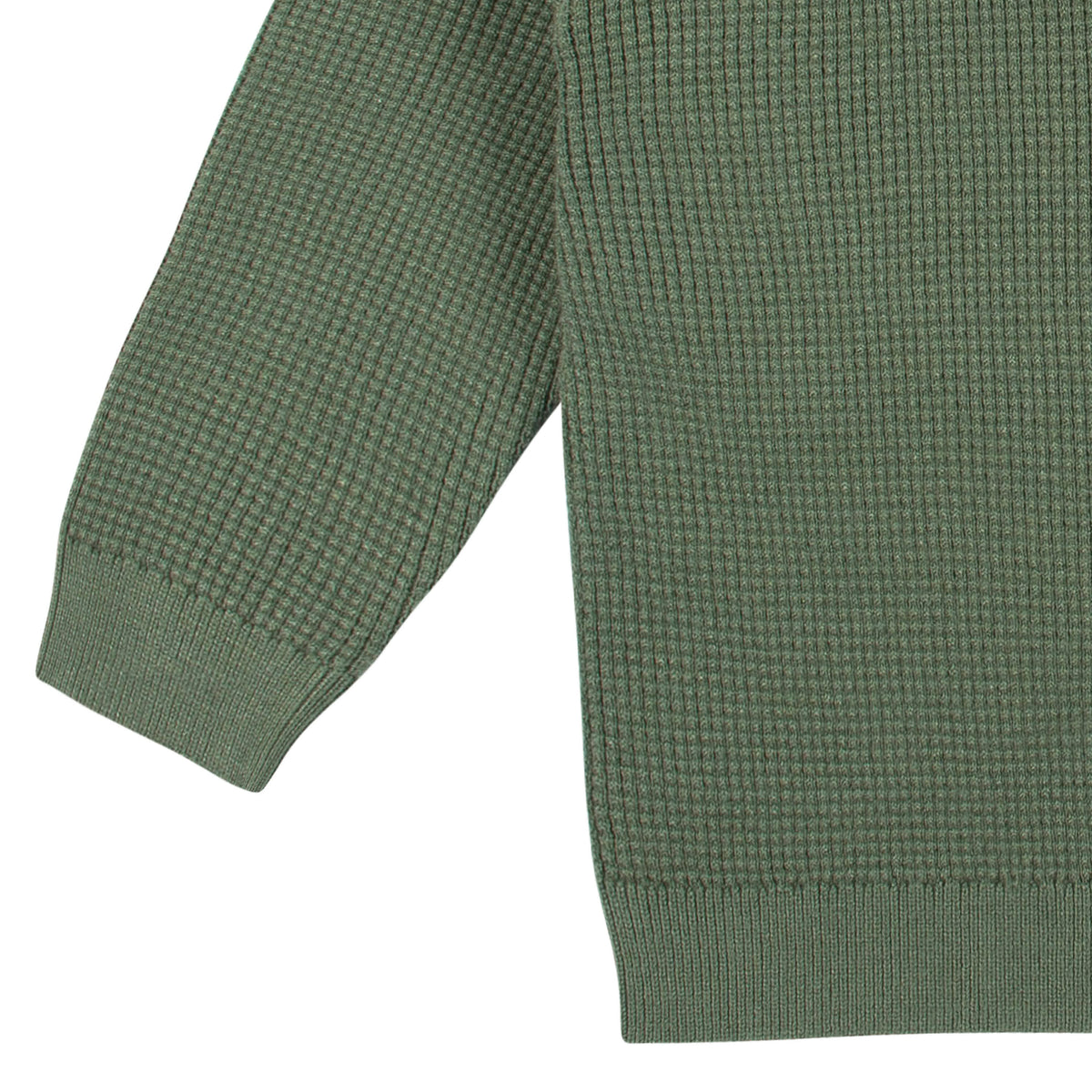 2-Piece Infant and Toddler Boys Olive Green Sweater Knit Set, view 7